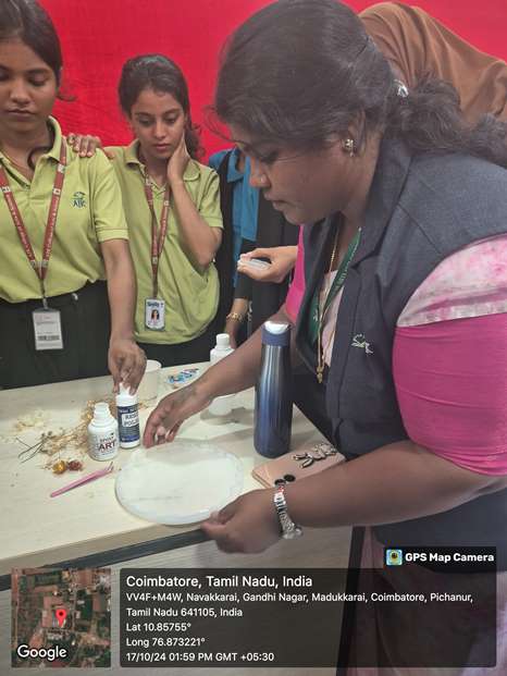 Resin Art Workshop at AJK College of Arts and Science3